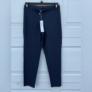 Eileen Fisher Slim Ankle Pants Washable Stretch Crepe pull on grey PP/TP